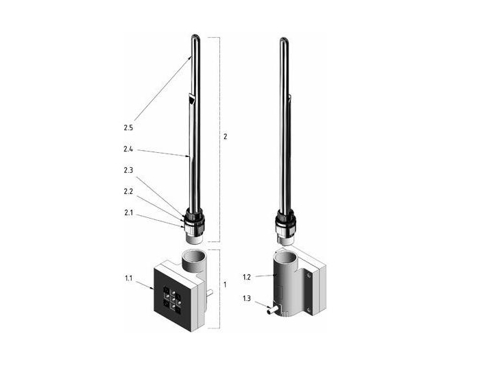 Programmateur radiateur SDB croquis